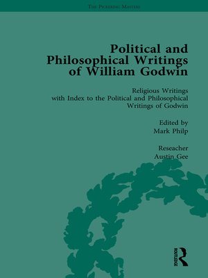 cover image of The Political and Philosophical Writings of William Godwin vol 7